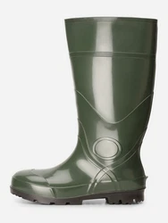 Ladeheid Herren PVC Gummistiefel LA-914 Dunkelgrün/Grün