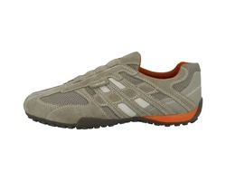 Geox U Snake L Herren Slipper Khaki/Dunkelgrün/Beige/Grau/Braun