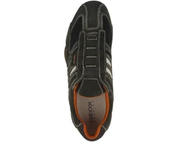 Geox U Snake L Herren Slipper Dunkelgrün/Braun/Dunkelbraun/Grün/Khaki