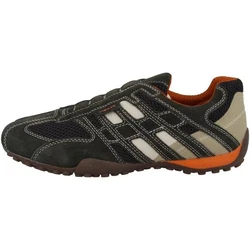 Geox U Snake L Herren Slipper Dunkelgrün/Braun/Dunkelbraun/Grün/Khaki