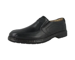 Josef Seibel Alastair 03 Herren Slipper Schwarz/Braun/Hellblau