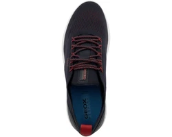 Geox Spherica Herren Sneaker Dunkelblau/Rot/Hellblau/Rosa