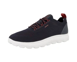 Geox Spherica Herren Sneaker Dunkelblau/Rot/Hellblau/Rosa