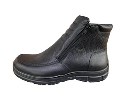 Herren Lammfellstiefel 416501-33-000 schwarz Stiefelette