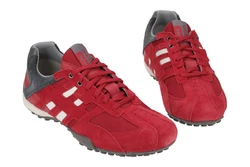 Geox U Snake K Sneaker Rot/Grau