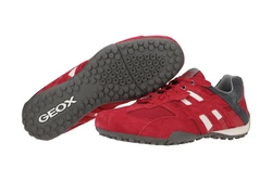 Geox U Snake K Sneaker Rot/Grau