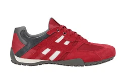 Geox U Snake K Sneaker Rot/Grau