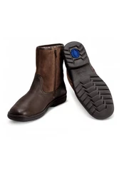 Vitaform Herrenschuhe Stiefel Stiefelette Dunkelbraun/Braun