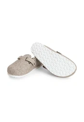 vitaform Unisexschuhe Clog Hausschuh Beige/Braun