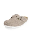 vitaform Unisexschuhe Clog Hausschuh Beige/Braun