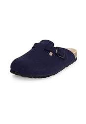 vitaform Unisexschuhe Clog Hausschuh Dunkelblau/Blau