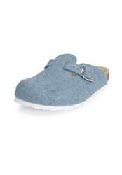 vitaform Unisexschuhe Clog Hausschuh Blau/Hellblau/Grau