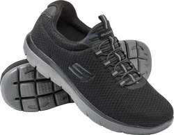 Skechers Slip-On Sneaker Grau/Hellgrau/Dunkelgrau