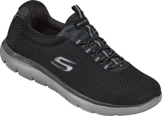 Skechers Slip-On Sneaker Grau/Hellgrau/Dunkelgrau