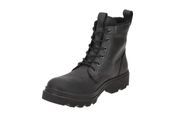 ECCO Schnürboots Grainer schwarz
