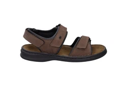 Josef Seibel Rafe Sandale Dunkelbraun/Braun/Beige/Khaki