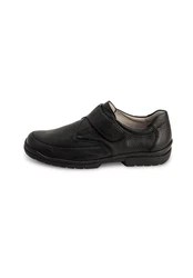 Vitaform Herrenschuhe Klettschuh Schwarz/Dunkelbraun/Braun