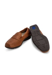 Vitaform Herrenschuhe Mokassin Beige/Braun