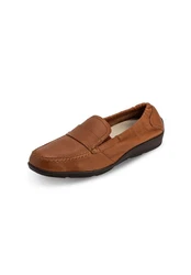 Vitaform Herrenschuhe Mokassin Beige/Braun