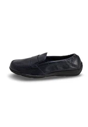 Vitaform Herrenschuhe Mokassin Schwarz/Dunkelblau/Blau