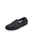 Vitaform Herrenschuhe Mokassin Schwarz/Dunkelblau/Blau