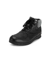 Vitaform Herrenschuhe Stiefelette Schwarz