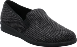 Westland Pantoffel Schwarz/Dunkelgrau