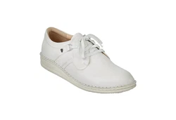 Finn Comfort Schnürschuh VAASA Weiß/Creme/Hellblau