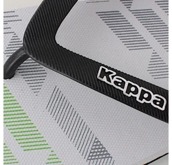 Kappa Zehensandale Logo Maceo 2 Flip Slip On Zehentrenner Weiß/Creme/Schwarz/Grün/Silber