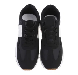 Ital-Design Coolwalk Herren Low-Top Freizeit Sneaker (80201825) Schwarz (80201826)