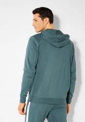 Bench Loungewear Hoodie Langarm Sweatshirt Blau/Dunkelgrün
