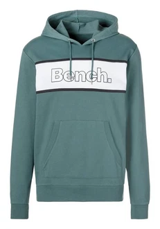 Bench Loungewear Hoodie Langarm Sweatshirt Blau/Dunkelgrün