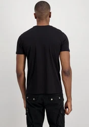 Alpha Industries Rundhalsshirt Basic T Schwarz/Blau