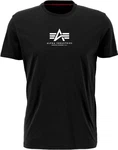 Alpha Industries Rundhalsshirt Basic T Schwarz/Blau