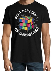 Youth Designz T-Shirt What Part Don't You Understand Zauberwürfel Herren Shirt Braun/Mischfarben/Schwarz/Blau/Rot/Grau