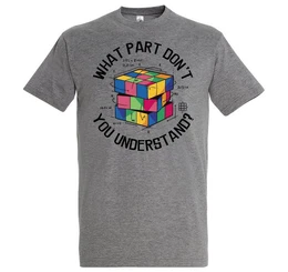T-Shirt What Part don't you Understand Zauberwrfel Herren Shirt mit Trendigem Frontdruck
