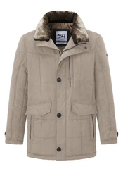S4 Jackets Winterjacke Polaris Classic Fit Parka Beige/Braun/Khaki/Grau