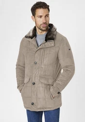 S4 Jackets Winterjacke Polaris Classic Fit Parka Beige/Braun/Khaki/Grau