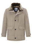 S4 Jackets Winterjacke Polaris Classic Fit Parka Beige/Braun/Khaki/Grau