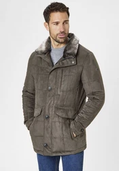 S4 Jackets Winterjacke Polaris Classic Fit Parka Braun/Dunkelgrün/Grau/Khaki/Beige