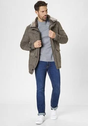 S4 Jackets Winterjacke Polaris Classic Fit Parka Braun/Dunkelgrün/Grau/Khaki/Beige