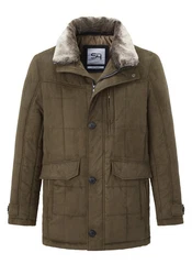 S4 Jackets Winterjacke Polaris Classic Fit Parka Dunkelgrün/Grün