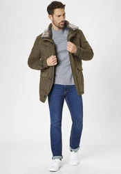 S4 Jackets Winterjacke Polaris Classic Fit Parka Dunkelgrün/Grün