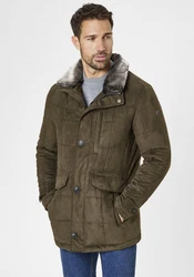 S4 Jackets Winterjacke Polaris Classic Fit Parka Dunkelgrün/Grün