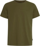 BLEND T-Shirt 'Dinton' Dunkelgrün/Khaki