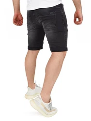 Yazubi Jeansshorts Henry Dunkelgrau/Schwarz/Grau