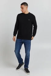 !Solid Pullover 'Valencia' Dunkelblau/Schwarz/Blau