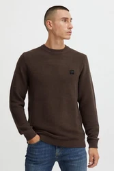 !Solid Pullover 'Valencia' Dunkelbraun/Braun/Bordeaux/Dunkelrot/Khaki