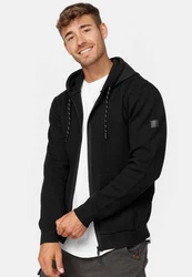 Indicode Strickpullover Reilly Schwarz/Dunkelgrau