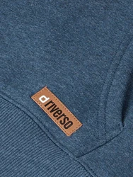 riverso Herren Kapuzenpullover RIVLuca Hoodie Sweatshirt Pullover Kapuze Kängurutaschen Regular Fit Blau/Dunkelblau/Hellblau/Grau